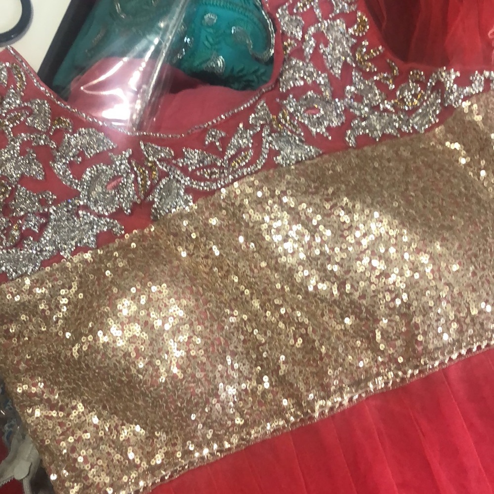 Pretty in pretty Indian gown. - Picture 8 of 10